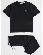 CALVIN KLEIN Памучна тениска и спортен панталон - Черен