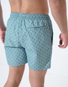 CALVIN KLEIN Плувни шорти с десен Античен тюркоаз/Sage Green