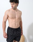 CALVIN KLEIN Плувни шорти с десен Black Onyx
