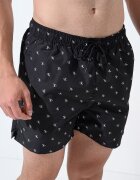 CALVIN KLEIN Плувни шорти с десен Black Onyx