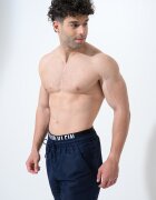CALVIN KLEIN Плувни шорти с връзка и джоб с цип Ултрамарин синьо