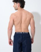 CALVIN KLEIN Плувни шорти с връзка и джоб с цип Ултрамарин синьо