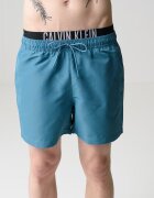 CALVIN KLEIN Плувни шорти с връзка и лого Персийско зелено