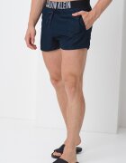 CALVIN KLEIN Плувни шорти с връзки и лого Тъмносин