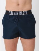 CALVIN KLEIN Плувни шорти с връзки и лого Тъмносин