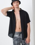 CALVIN KLEIN Плувни шорти с връзки Ултрамарин синьо/Мръснобял