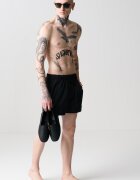 CALVIN KLEIN Плувни шорти със средна талия Черен