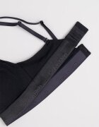 CALVIN KLEIN Подплатен сутиен с модал с регулиращи се презрамки Черен