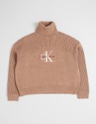 CALVIN KLEIN Поло с лого Бежов