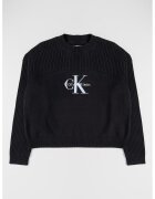 CALVIN KLEIN Пуловер с рипс