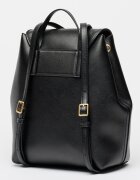 CALVIN KLEIN Раница от еко кожа с капаче Избеляло черно