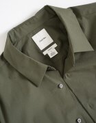 CALVIN KLEIN Риза с памук Маслинено зелено