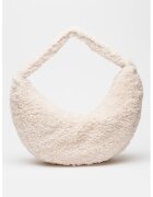 CALVIN KLEIN Шопинг чанта Sherpa от плюш - Крем