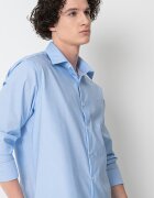 CALVIN KLEIN Слим риза Пастелносин