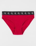 CALVIN KLEIN Слипове с еластична лента - 3 чифта Бял/Черен/Малина