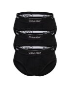 CALVIN KLEIN Слипове с лого - 3 чифта Черен