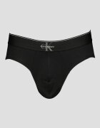 CALVIN KLEIN Слипове с лого на талията - 3 чифта Антрацитно сиво