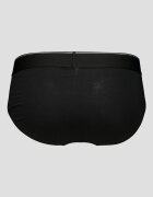 CALVIN KLEIN Слипове с лого на талията - 3 чифта Антрацитно сиво