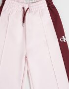 CALVIN KLEIN Спортен панталон с лого Бордо/Светлорозов