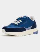 CALVIN KLEIN Спортни обувки City Runner с велур Тъмносин/Прашно синьо/Тъмносин