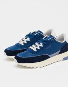 CALVIN KLEIN Спортни обувки City Runner с велур Тъмносин/Прашно синьо/Тъмносин