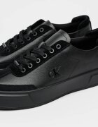 CALVIN KLEIN Спортни обувки от кожа Basket Cupsole Черен