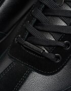 CALVIN KLEIN Спортни обувки от кожа Basket Cupsole Черен