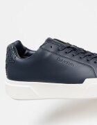 CALVIN KLEIN Спортни обувки от кожа и еко кожа Тъмносин