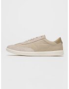 CALVIN KLEIN Спортни обувки с текстил - Сив/Тъмнобежово