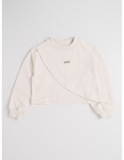 CALVIN KLEIN Стандартна блуза с овално деколте - Бежов