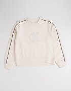 CALVIN KLEIN Суитшърт и панталон с лого Бежов