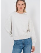 CALVIN KLEIN Суитшърт с овално деколте и паднали ръкави