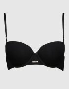 CALVIN KLEIN Сутиен с банели и лого Черен