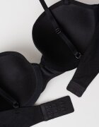 CALVIN KLEIN Сутиен с банели и лого Черен