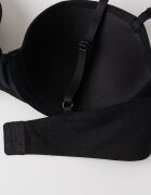 CALVIN KLEIN Сутиен с банели и лого Черен