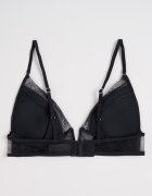 CALVIN KLEIN Сутиен с дантела и триъгълни чашки Черен