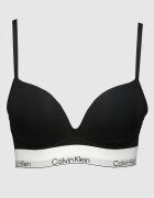CALVIN KLEIN Сутиен с памук с цели чашки Бял/Черен