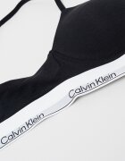 CALVIN KLEIN Сутиен с памук с цели чашки Бял/Черен