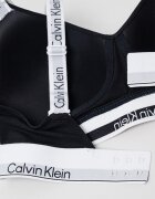 CALVIN KLEIN Сутиен с памук с цяла чашка Бял/Черен