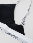 CALVIN KLEIN Сутиен с памук с цяла чашка Бял/Черен