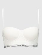 CALVIN KLEIN Сутиен тип балконет с памук Бял