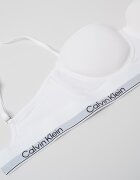 CALVIN KLEIN Сутиен тип балконет с памук Бял