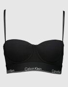 CALVIN KLEIN Сутиен тип балконет с памук Черен