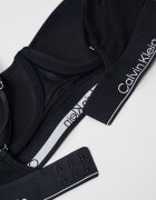 CALVIN KLEIN Сутиен тип балконет с памук Черен