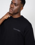 CALVIN KLEIN Свободна домашна тениска Черен