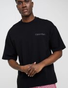 CALVIN KLEIN Свободна домашна тениска Черен