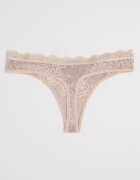 CALVIN KLEIN Танга с дантела - 3 чифта Черен/Сив/Тъмнобежово