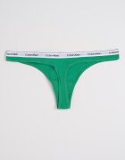 CALVIN KLEIN Танга с еластична талия с лого - 5 чифта Зелен/Жълт/Розово
