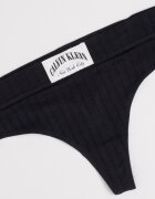 CALVIN KLEIN Танга с лого Черен