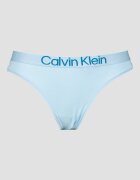 CALVIN KLEIN Танга с лого на талията - 5 чифта Бял/Черен/Син